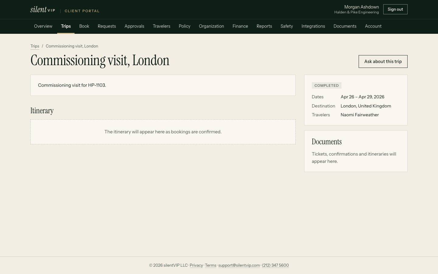 A hotel booking showing free cancellation until 6pm local time two days before arrival